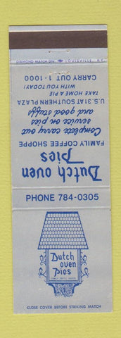 Matchbook Cover - Dutch Oven Pies