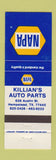 Matchbook Cover - NAPA Auto Parts Hempstead TX