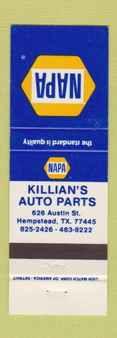 Matchbook Cover - NAPA Auto Parts Hempstead TX
