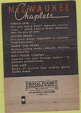 Matchbook Cover - Milwaukee Thread Stem WI 40 Strike