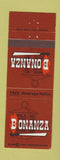 Matchbook Cover - Bonanza Steak Colorado Springs Pueblo Greeley Fort Collins
