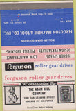 Matchbook Cover - Ferguson Roller Gear Drives Oakland CA 40 Strike