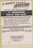 Matchbook Cover - Ferguson Roller Gear Drives Oakland CA 40 Strike