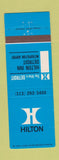 Matchbook Cover - Hilton Hotel Detroit MI