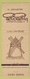 Matchbook Cover - By George Restaurant Nags Head NC Giant Feature