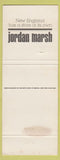 Matchbook Cover - Jordan Marsh Stores New England WEAR Giant Feature