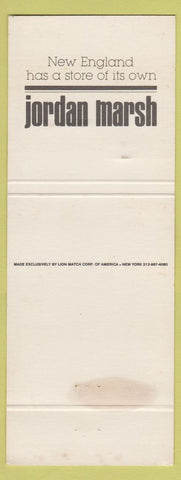 Matchbook Cover - Jordan Marsh Stores New England WEAR Giant Feature