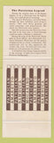 Matchbook Cover - Patrician Amaretto Liquor WEAR Giant Feature