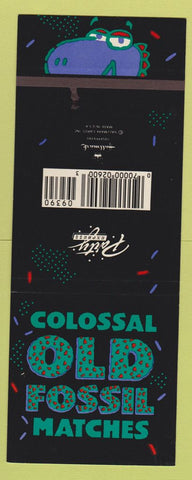 Matchbook Cover - Old Fossil Matches Hallmark Giant Feature