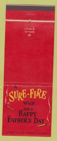 Matchbook Cover - Hallmark Father's Day 1953 WEAR Giant Feature