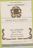 Matchbook Cover - Kuppenheimer Clothes Stamford CT WEAR 40 Strike