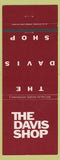 Matchbook Cover - Davis Shop Women's Clothes TN KY Giant Feature
