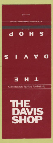 Matchbook Cover - Davis Shop Women's Clothes TN KY Giant Feature