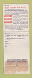 Matchbook Cover - Lion Match Edward Sabreen Cleveland OH WORN Giant Feature