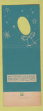 Matchbook Cover - Christmas Bridgeport CT Eagles Club Giant Feature