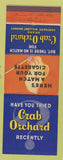Matchbook Cover - Old Orchard Whiskey WRITING Giant Feature