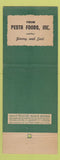 Matchbook Cover - Christmas Pesta Foods Giant Feature