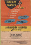 Matchbook Cover - Steel Coaches Baltimore MD buses 40 Strike