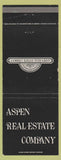 Matchbook Cover - Aspen Real Estate Company Colorado WEAR Giant Feature