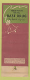 Matchbook Cover - Christmas Base Drug Store Giant Feature