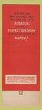 Matchbook Cover - Hallmark Dad's Birthday Giant Feature