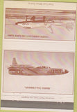 Matchbook Cover - Planes Lockheed F94C North American F100  40 Strike