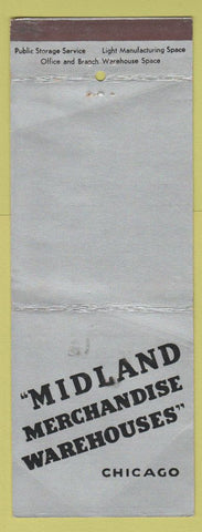 Matchbook Cover - Midland Merchandise Warehouses Chicago IL WEAR Giant Feature