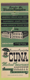 Matchbook Cover - CUNA Mutual Insurance Madison WI Giant Feature
