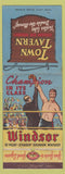 Matchbook Cover - Town Tavern Whiskey boxer Giant Feature