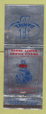 Matchbook Cover - Daniel Orifice Fitting WORN Giant Feature