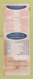 Matchbook Cover - Daniel Orifice Fitting WORN Giant Feature