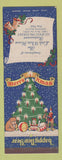 Matchbook Cover - Christmas Little White House New York City Giant Feature