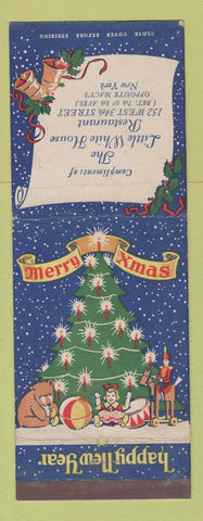 Matchbook Cover - Christmas Little White House New York City Giant Feature