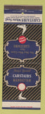 Matchbook Cover - Carstairs White Seal Whiskey New York City Giant Feature