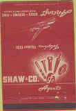 Matchbook Cover - Aircraft Bolts Screws Pins Los Angeles CA 40 Strike