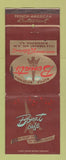 Matchbook Cover - Bonat Cafe Washington DC WEAR Giant Feature
