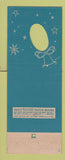 Matchbook Cover - Christmas John Poole Broadcasting Hollywood CA Giant Feature
