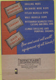 Matchbook Cover - Straker Supply Oil gas well Mount Pleasant MI 40 Strike