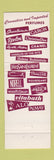 Matchbook Cover - Mills Drug Birmingham MI