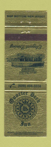 Matchbook Cover - Quarter Deck Inn Ship Bottom NJ