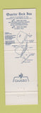 Matchbook Cover - Quarter Deck Inn Ship Bottom NJ