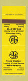 Matchbook Cover - Trans Western Truck Rentals Oakland Fresno Bakersfield CA