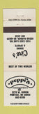 Matchbook Cover - Peppi's Restaurant Ponatic MI Ciro's Keego Harbor WEAR