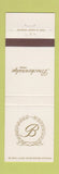 Matchbook Cover - Breckenridge Inn Kansas City St Louis MO