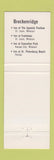 Matchbook Cover - Breckenridge Inn Kansas City St Louis MO