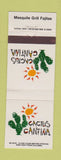 Matchbook Cover - Cactus Cantina Washington DC