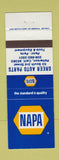 Matchbook Cover - NAPA Auto Parts Patterson CA