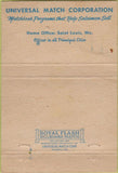 Matchbook Cover - Universal Match Selling Conf 1960 Buffalo NY WORN 40 Strike
