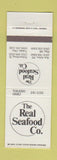Matchbook Cover - Real Seafood Toledo OH Ann Arbor Flint MI Schaumburg IL