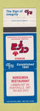 Matchbook Cover - Norsemen Restaurant Huntsville ON
